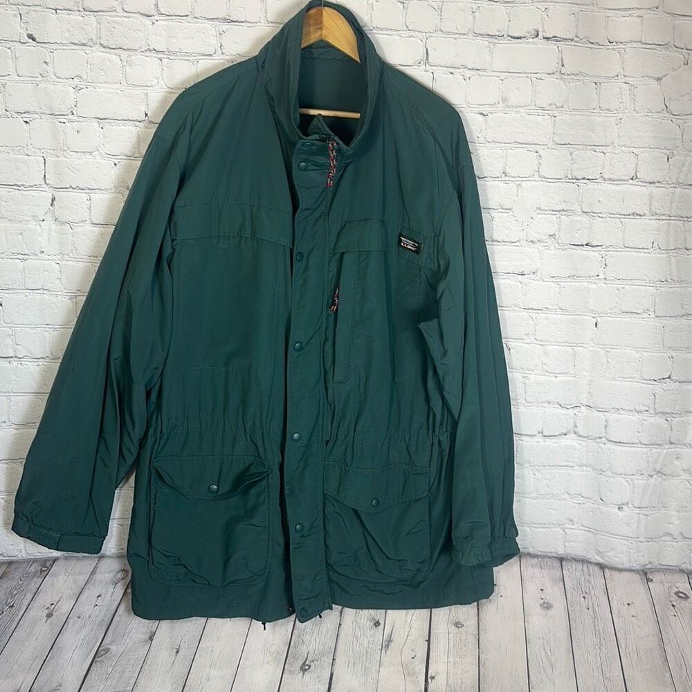 Vintage 90s LL Bean Mountain Classic Anorak Mens XL  Jacket Coat BJ69‎ SPOTS
